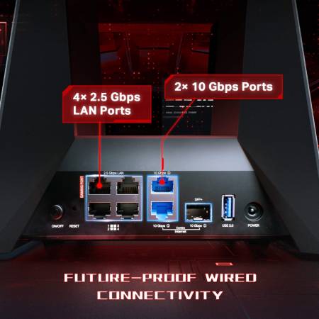Рутер Wi-Fi 7 TP-Link Archer GE800 BE19000 3-лентов