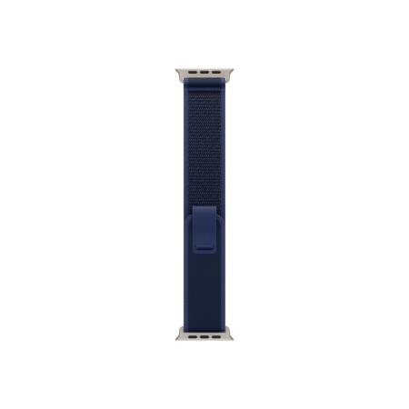 Apple Watch 49mm Loop: Blue Trail Loop - M/L - Natural Titanium Finish