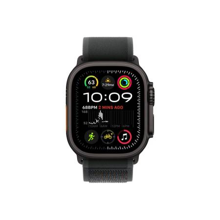 Apple Watch 49mm Loop: Black Trail Loop - M/L - Black Titanium Finish