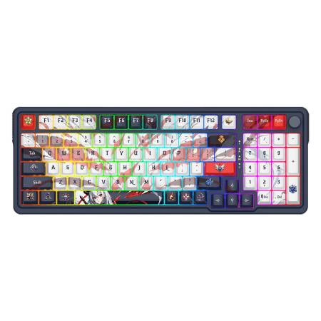 Механична геймърска клавиатура Redragon Eisa Pro Honkai Impact K686AK-RGB-PRO с Bluetooth и безжична връзка и RGB осветление