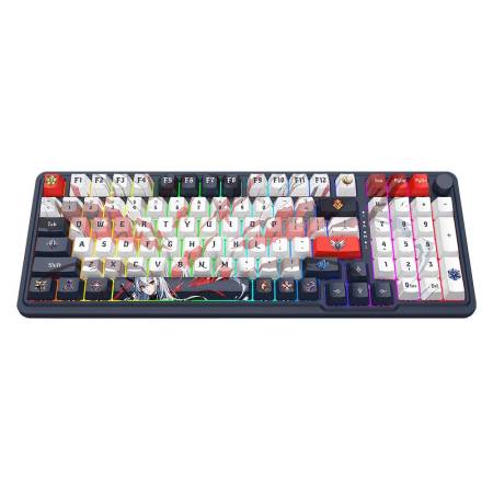 Механична геймърска клавиатура Redragon Eisa Pro Honkai Impact K686AK-RGB-PRO с Bluetooth и безжична връзка и RGB осветление