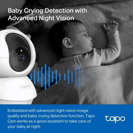 Wi-Fi Pan/Tilt камера за наблюдение TP-Link Tapo C200P2
