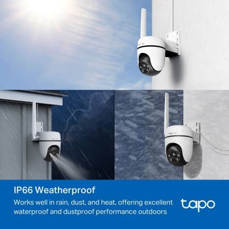 Външна охранителна камера TP-Link Tapo C501GW 4G LTE панорамна