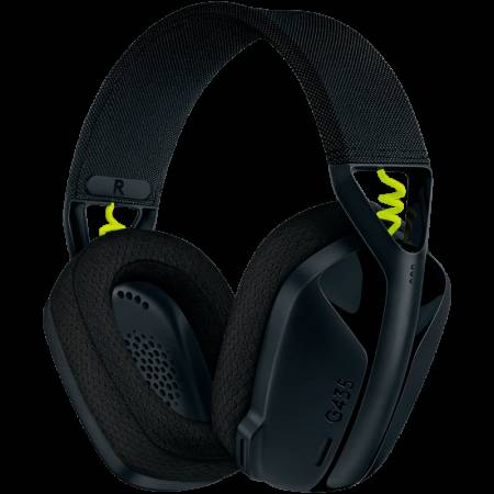 Безжични гейминг слушалки Logitech G435 Lightspeed 981-001050 - черни