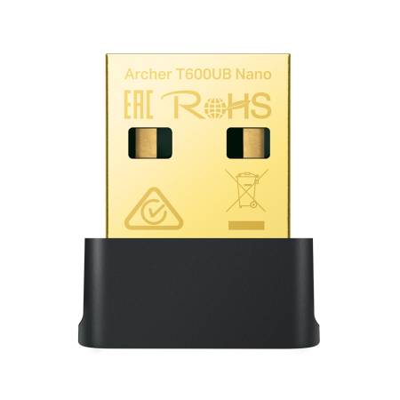 Безжичен USB nano адаптер TP-Link Archer T600UB Nano AC600