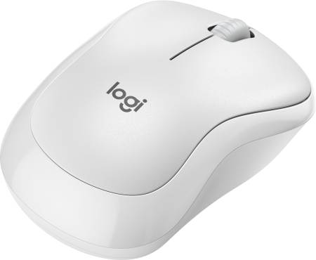 Безжична мишка Logitech M240 Silent Bluetooth 910-007120 - бяла