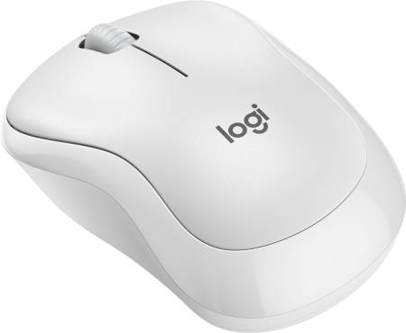 Безжична мишка Logitech M240 Silent Bluetooth 910-007120 - бяла