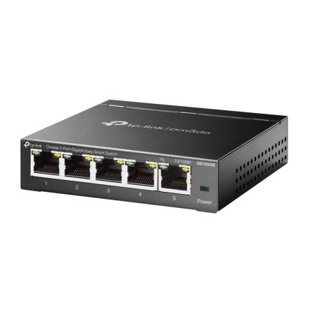 5-портов гигабитов неуправляем настолен комутатор TP-Link Omada DS105GЕ Easy Smart Switch