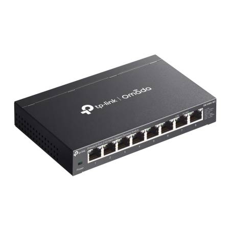 8-портов 2.5G мулти-гигабитов неуправляем настолен комутатор TP-Link Omada DS108G-M2