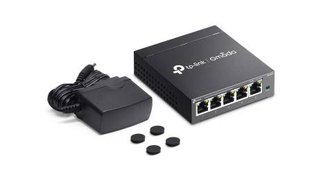 5-портов гигабитов управляем настолен комутатор TP-Link ES205G