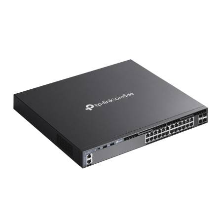 24-портов Gigabit Stackable L3 управляем комутатор TP-Link Omada SG6428X с 4 10G слота