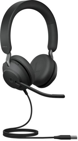 Професионални слушалки JABRA Evolve2 40 SE Стерео USB-A