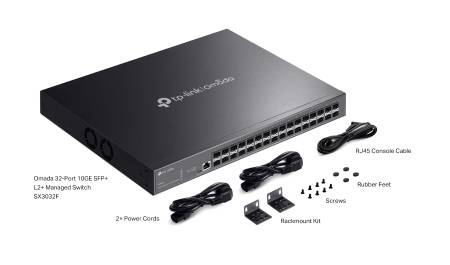 32-портов 10GE SFP+ L2+ управляем комутатор TP-Link Omada SX3032F