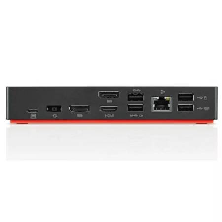 Докинг станция Lenovo Жичен USB 3.2 Gen 1 (3.1 Gen 1) Type-C 40AY0090EU - Черен