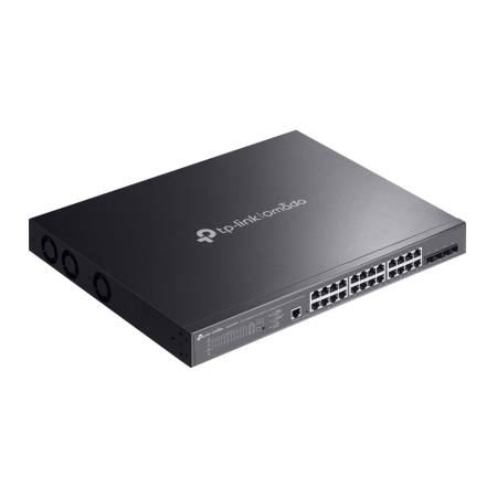 24-портов гигабитов и 4-портов 10GE SFP+ L2+ управляван комутатор TP Link Omada SG3428XMPP с 16-портов PoE+ и 8-портов PoE++