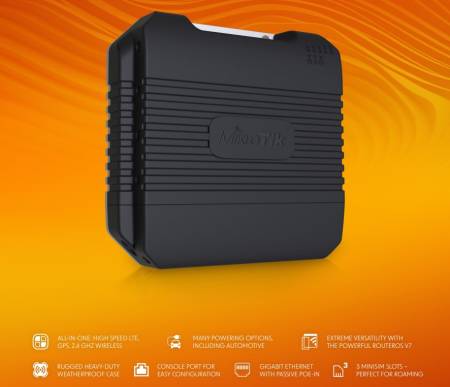 LTE точка за достъп Mikrotik LtAP LTE6 kit - LtAP-2Hnd&FG621-EA