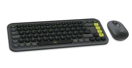 Logitech Pop Icon Combo - Graphite - US INT'L - BT - N/A - INTNL-973