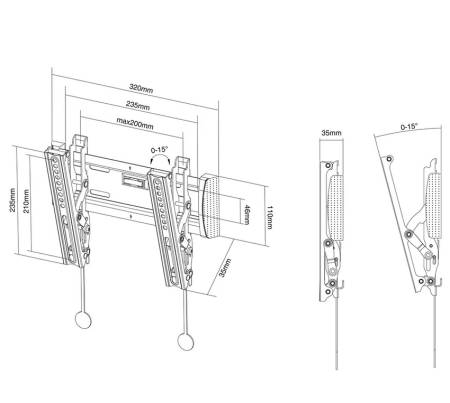 Neomounts Flat Screen Wall Mount (tilt)