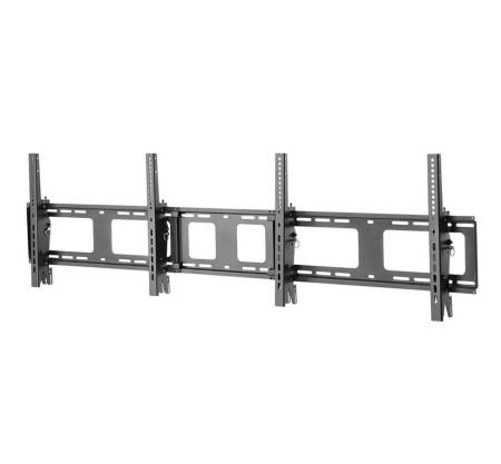 Neomounts Flat Screen Wall Mount for menu board - 2 screens - landscape