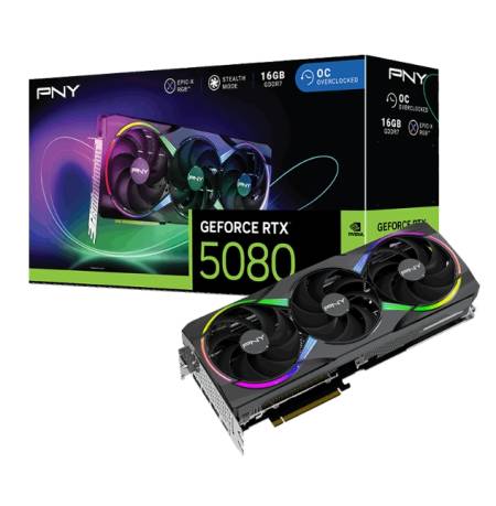 PNY GeForce RTX 5080 16GB ARGB Triple Fan OC