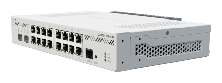 Комутатор Mikrotik CCR2004-16G-2S+PC с 16 Gigabit порта и 2 SFP+ порта