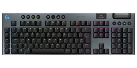 Logitech G915 X LIGHTSPEED Low-Profile Wireless Gaming Keyboard - Black US International Clicky