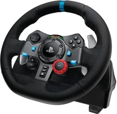Logitech G29 Driving Force Racing Wheel for PlayStation 5 and PlayStation 4 - Black