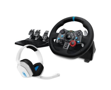 Logitech G29 Driving Force Racing Wheel for PlayStation 5 and PlayStation 4 - Black