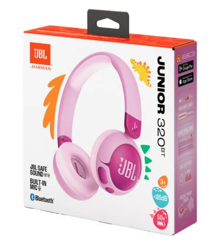 JBL JR320BT PUR Wireless on-ear kids headphones