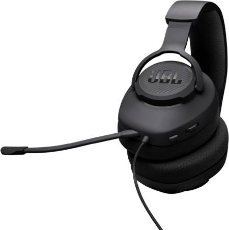 JBL QUANTUM 100M2 BLK Wired over-ear gaming headset with detachable mic and mute option