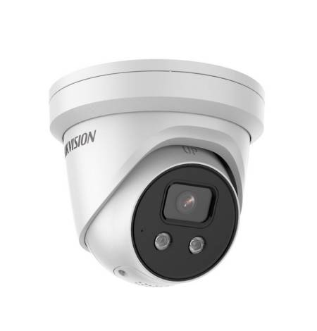 HikVision 4 MP AcuSense Strobe Light and Audible Warning Fixed Turret Network Camera