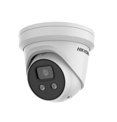 HikVision 4 MP AcuSense Strobe Light and Audible Warning Fixed Turret Network Camera