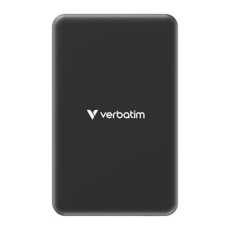 Verbatim Charge 'n' Go Essentials Power Bank Magnetic Wireless 5000mAh Black