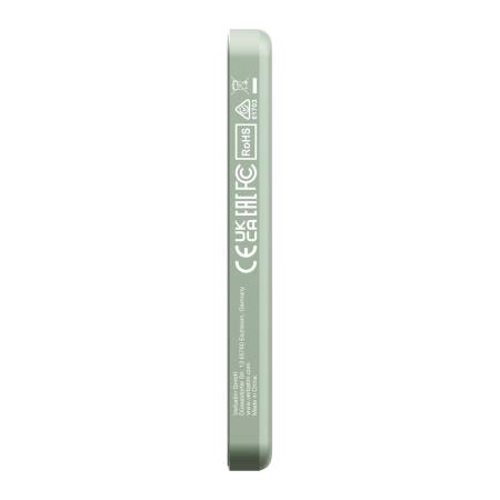 Verbatim Charge 'n' Go Essentials Power Bank Magnetic Wireless 5000mAh Green