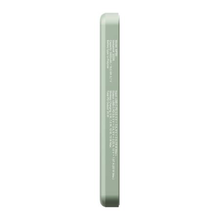 Verbatim Charge 'n' Go Essentials Power Bank Magnetic Wireless 5000mAh Green