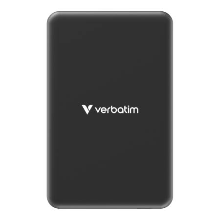 Verbatim Charge 'n' Go Essentials Power Bank Magnetic Wireless 10000mAh Black