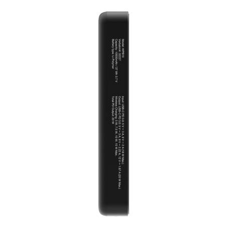 Verbatim Charge 'n' Go Essentials Power Bank Magnetic Wireless 10000mAh Black