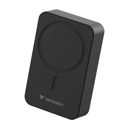 Verbatim Charge 'n' Go Essentials Power Bank Magnetic Wireless 20000mAh Black