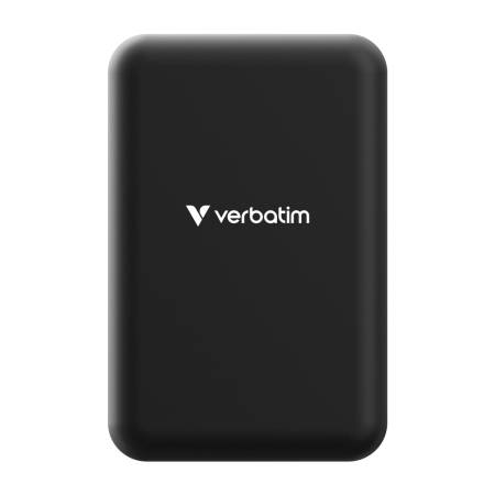Verbatim Charge 'n' Go Essentials Power Bank Magnetic Wireless 20000mAh Black