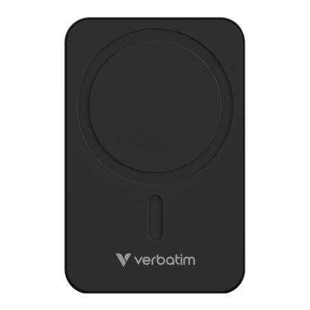 Verbatim Charge 'n' Go Essentials Power Bank Magnetic Wireless 20000mAh Black