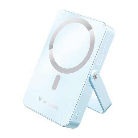 Verbatim Charge 'n' Go Power Bank with Stand Magnetic Wireless 10000mAh Blue