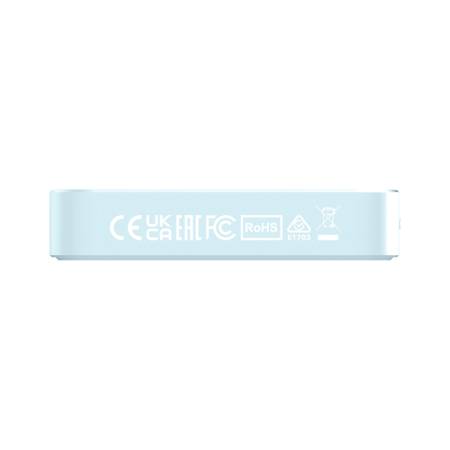Verbatim Charge 'n' Go Power Bank with Stand Magnetic Wireless 10000mAh Blue