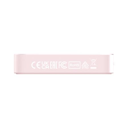 Verbatim Charge 'n' Go Power Bank with Stand Magnetic Wireless 10000mAh Pink