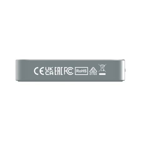 Verbatim Charge 'n' Go Power Bank with Stand Magnetic Wireless 10000mAh Grey