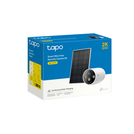 Комплект интелигентна безжична охранителна камера със слънчев панел TP-Link Tapo TC85 KIT