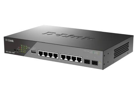D-Link 10-Port Gigabit Ethernet PoE+ Surveillance Switch