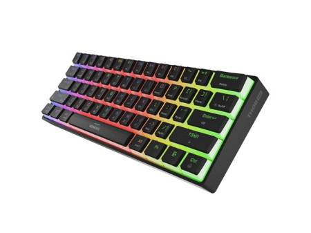 Genesis Mechanical Gaming Keyboard Thor 660 G2 Wireless RGB Backlight BLACK GATERON RED