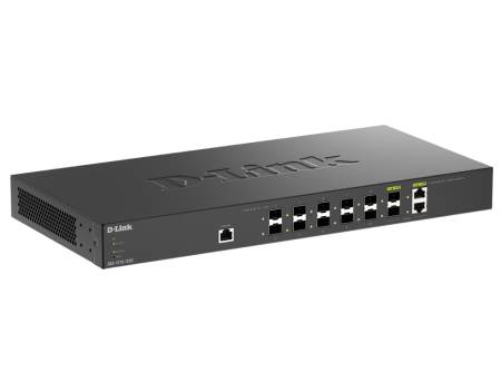 D-Link 12 Port Smart Managed Switch including 10x10 SFP+ ports & 2 x Combo 10GBase-T/SFP+ uplink ports