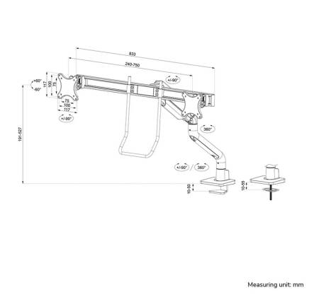 Neomounts Next One Desk Mount