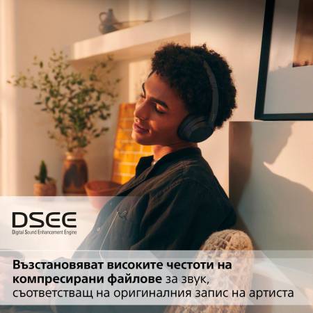 Слушалки Sony Headset WH-CH720N - черни